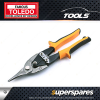 Toledo Aviation Cutting Snip - Straight Cut Yellow Handle 250mm Length