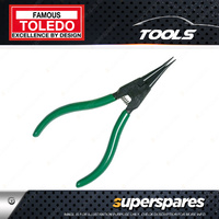 Toledo Circlip Plier - PVC Dipped Handle - External Straight Tip 130mm 5" Length