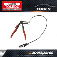 Toledo Hose Clamp Pliers - Flexible Cable with Constant Tension Flexible Cord