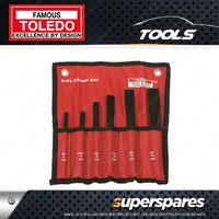 Toledo 6pcs of Heavy Duty Chisel Set 6-19mm Width 125-200mm Length