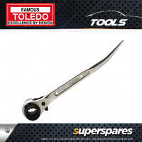 Toledo Dual Socket Metric Ratchet Podger - 21 x 24mm 200g 240mm Length