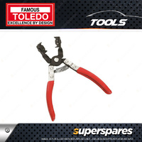 Toledo Hose Clamp Pliers Angled - Spring & Clic Clamp 195mm Length