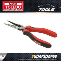 Toledo Long Nose Plier - Straight Tip Jaw Opening 0- 85mm Length 210mm