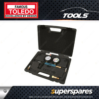 Toledo Cylinder Leak Down Tester with Dual Gauges - Petrol 35PSI & 2.4BAR