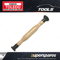 Toledo Valve Lapper - 28 x 35mm Length 200mm with contoured hardwood handle