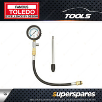 Toledo Compression Tester Kit - Petrol Quad Calibrated with Extension Hose 315mm