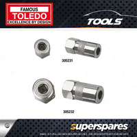 Toledo 4 Jaw Hydraulic Coupler - Hand Operated G/G 37.5mm 10 Pack