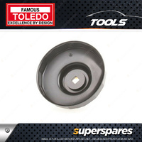 Toledo Oil Filter Cup Wrench Alloy - 64mm 14 Flutes x 1/2" Square Drive