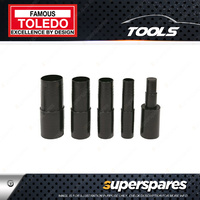 Toledo 5 pcs of High Quality Plastic Oil Seal Plug Set with 5 Adaptors