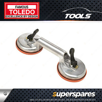 Toledo Double Suction Cup with Aluminium Body & Heavy Duty Rubber Pads