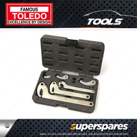 Toledo C-Hook Wrench Set with Pin & Hook Style Interchangeable Head