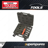 Toledo C-Hook Wrench Set - Ratcheting Interchangable 4 Jaw sizes & 4 Pin sizes