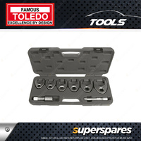 Toledo 8pcs of Crowfoot Wrench Set - Flared Jaw size Metric 33 - 50mm