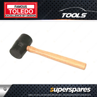 Toledo Rubber Mallet - Black natural rubber head 24oz 310mm Length