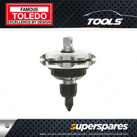 Toledo 7pc of Stubby Gearless Screwdriver With Bit Set 1/4" Square Drive