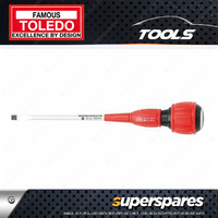 Toledo Screwdriver Strike-Thru Slotted 6.0 x 150mm Overall length 240mm