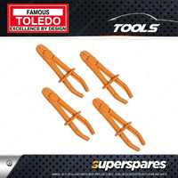 Toledo 4 pieces of Hose clamping plier set 150mm Length 4 x 301022