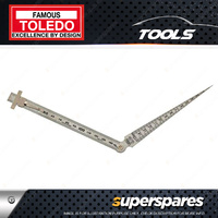 Toledo Stainless Steel Taper Gauge With 150mm Rule Size Range from 1 to 15mm