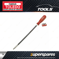 Toledo Hose Clamp Nut Driver - 300mm Overall Length Includes socket 6mm 7mm 8mm