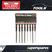 Toledo File Merchandiser Option 1 - 250mm Inc round half round flat & square