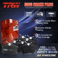 8 Pcs Front + Rear TRW Disc Brake Pads for Ssangyong	 Korando C200 2.0L 10 - On