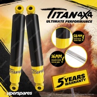 2x Front Titan 4X4 Shock Absorbers for Toyota Landcruiser FJ55 1/69-8/80