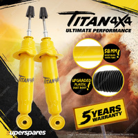 2x Front Titan 4X4 Shock Absorbers for Holden Colorado Colorado 7 RG 2012-On