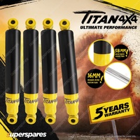 Front Rear Titan 4X4 Shocks for Holden Colorado RC Rodeo KB RA7 R9 TFS Jackaroo