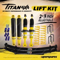 2"-3" Adjustable Lift Kit Titan 4X4 King Coil EFS Leaf for Ford Ranger PX 12-18