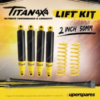 2" Lift Kit Titan 4X4 RAW Torsion Bar King Coil for Mitsubishi Challenger PA