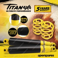 Rear Titan 4X4 HD Shocks Lowered King Springs for Holden Commodore VG VR VS