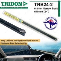 2 Tridon Plastic Wiper Refills for Holden Suburban 1500 2500 Tigra Vectra Viva
