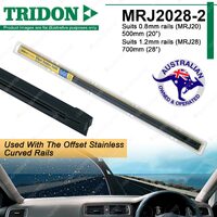 Pair Tridon Rubber Wiper Refills for Holden Acadia AC Equinox EQ Malibu EM