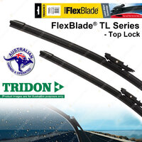 Pair Tridon FlexBlade Frameless Wiper Blades for BMW 220d 220i 228i F22 F23