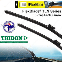 Pair Tridon FlexBlade Frameless Windscreen Wiper Blades for Audi A1 8X 2010-2019