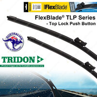 2 x Tridon FlexBlade Frameless Wiper Blades for Holden Astra BK BL PJ Cascada CJ