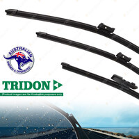 Tridon Front + Rear FlexBlade Windscreen Wiper Blades for Audi Q5 2009-2012