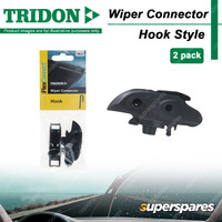 2 x Tridon Wiper Connectors Hook for Jeep Grand Cherokee Commander Compass