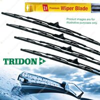 Tridon Front + Rear Complete Wiper Blade Set for Volkswagen Transporter 83-94