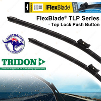 Pair Tridon Frameless Windscreen Wiper Blades for Ford Focus LW 07/11-12/12