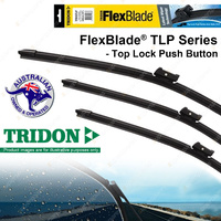 Tridon Front+Rear Windscreen Wiper Blades for Ford Mondeo MA MB MC