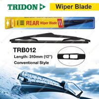 Tridon Rear Conventional Plastic Wiper Blade 12" for Holden Astra AH 2004-2010