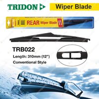 Tridon Rear Conventional Plastic Wiper Blade for Ford Fiesta WS WT 2009-2013