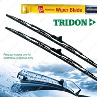Tridon Driver + Passenger Side Complete Wiper Blade Set for Renault R25 85-91