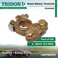 Tridon Brass Battery Terminals Saddle - Entry Entry Universal Box of 100