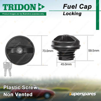 Tridon Locking Fuel Cap for Toyota Corolla ZRE152 ZRE182 Hilux GGN15 GGN25 TGN16