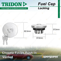 Tridon Vented Locking Fuel Cap for Holden Torana HB 1.2L 1967-1969