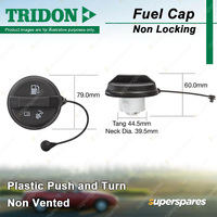 Tridon Non Locking Fuel Cap for Holden Caprice WM Commodore VE VZ Statesman WM