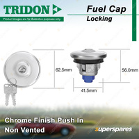 Tridon Locking Fuel Cap Non Vented 41.5mm for Mitsubishi Magna TM 2.6L 4cyl 83kW