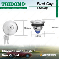 Tridon Locking Fuel Cap for Holden Combo SB 1.4 i Van FWD Petrol 44kW